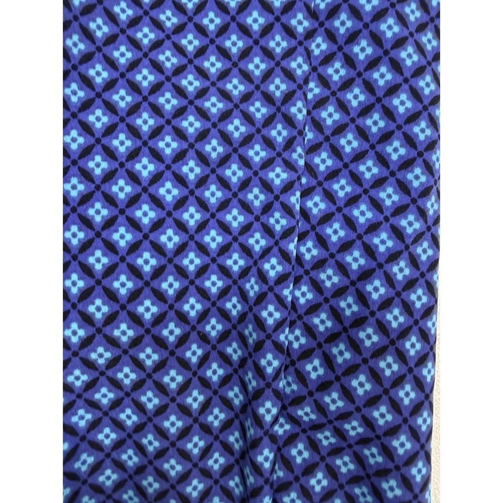 Women's Size Large Aerie Blue Purple Patterned Lightweight Jogger Pants - Picture 3 of 7